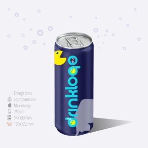 250 ml energy drink max original premium aluminium can logo bevereges logo private label logo made in poland